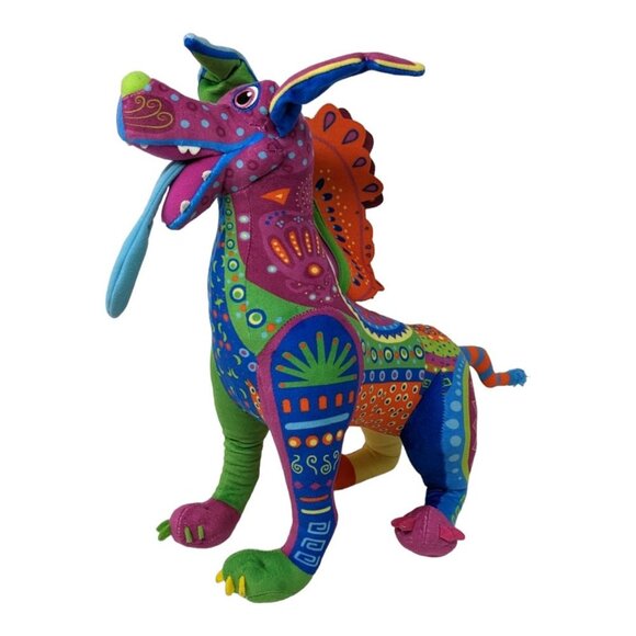 Disney Pixar Coco Dante Alebrije Day of the Dead Dog Puppy Soft Stuffed Toy 15" - Picture 1 of 10